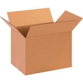 Global Industrial Cardboard Corrugated Boxes, 13"L x 9"W x 11"H, Kraft