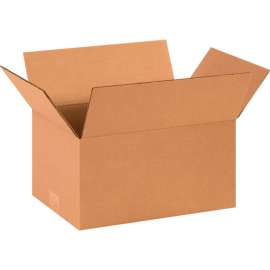Global Industrial Cardboard Corrugated Boxes, 14"L x 10"W x 7"H, Kraft
