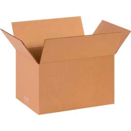 Global Industrial Cardboard Corrugated Boxes, 14"L x 10"W x 8"H, Kraft