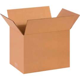 Global Industrial Cardboard Corrugated Boxes, 14"L x 11"W x 11"H, Kraft