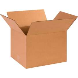 Global Industrial Cardboard Corrugated Boxes, 14"L x 12"W x 10"H, Kraft