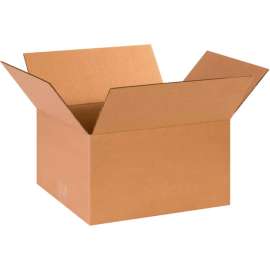 Global Industrial Cardboard Corrugated Boxes, 14"L x 12"W x 8"H, Kraft