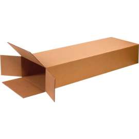 Global Industrial Side Loading Cardboard Corrugated Boxes, 14"L x 4"W x 52"H, Kraft