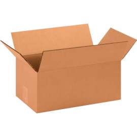 Global Industrial Cardboard Corrugated Boxes, 14"L x 8"W x 6"H, Kraft