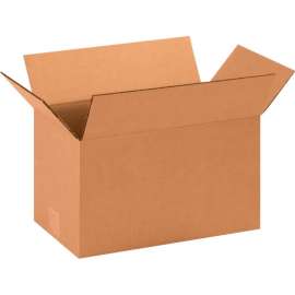 Global Industrial Cardboard Corrugated Boxes, 14"L x 8"W x 8"H, Kraft