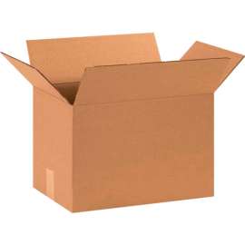 Global Industrial Cardboard Corrugated Boxes, 15"L x 10"W x 10"H, Kraft