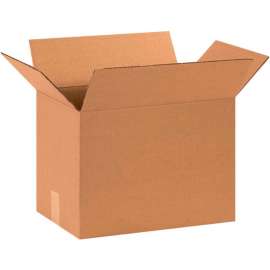 Global Industrial Cardboard Corrugated Boxes, 15"L x 10"W x 14"H, Kraft