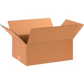 Global Industrial Cardboard Corrugated Boxes, 15"L x 11"W x 6"H, Kraft