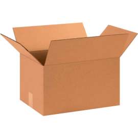 Global Industrial Cardboard Corrugated Boxes, 15"L x 11"W x 8"H, Kraft