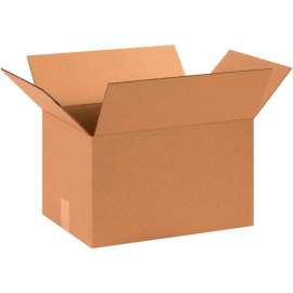Global Industrial Cardboard Corrugated Boxes, 15"L x 11"W x 9"H, Kraft