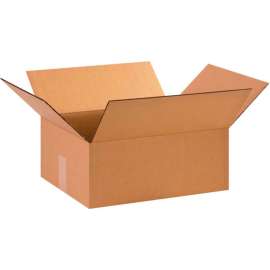 Global Industrial Cardboard Corrugated Boxes, 15"L x 12"W x 6"H, Kraft