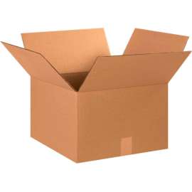 Global Industrial Cardboard Corrugated Boxes, 15"L x 15"W x 10"H, Kraft