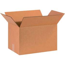 Global Industrial Cardboard Corrugated Boxes, 16"L x 10"W x 10"H, Kraft