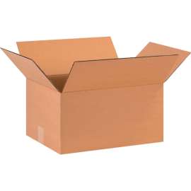 Global Industrial Cardboard Corrugated Boxes, 16"L x 12"W x 8"H, Kraft