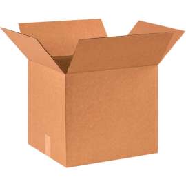 Global Industrial Cardboard Corrugated Boxes, 16"L x 14"W x 14"H, Kraft