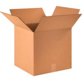 Global Industrial Cardboard Corrugated Boxes, 16"L x 16"W x 15"H, Kraft
