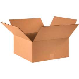 Global Industrial Cardboard Corrugated Boxes, 16"L x 16"W x 7"H, Kraft