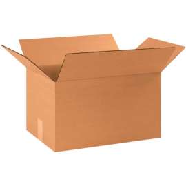 Global Industrial Cardboard Corrugated Boxes, 17-1/4"L x 11-1/4"W x 10"H, Kraft