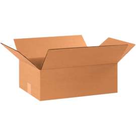Global Industrial Cardboard Corrugated Boxes, 17-1/4"L x 11-1/4"W x 6"H, Kraft