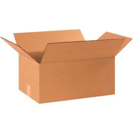 Global Industrial Cardboard Corrugated Boxes, 17-1/4"L x 11-1/4"W x 9"H, Kraft