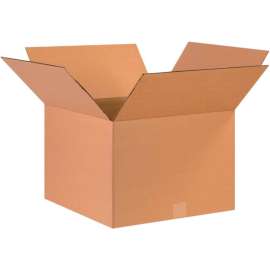 Global Industrial Cardboard Corrugated Boxes, 17"L x 17"W x 12"H, Kraft