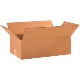 Global Industrial Cardboard Corrugated Boxes, 18"L x 10"W x 6"H, Kraft