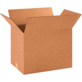 Global Industrial Cardboard Corrugated Boxes, 18"L x 12"W x 14"H, Kraft