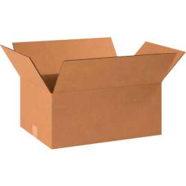 Global Industrial Cardboard Corrugated Boxes, 18-1/2"L x 12-1/2"W x 8"H, Kraft