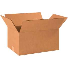 Global Industrial Cardboard Corrugated Boxes, 18-1/2"L x 12-1/2"W x 9"H, Kraft