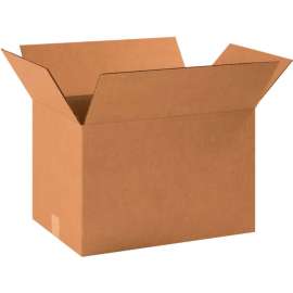 Global Industrial Cardboard Corrugated Boxes, 18"L x 13"W x 12"H, Kraft