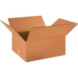 Global Industrial Cardboard Corrugated Boxes, 18"L x 16"W x 8"H, Kraft