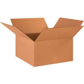 Global Industrial Cardboard Corrugated Boxes, 18"L x 18"W x 10"H, Kraft