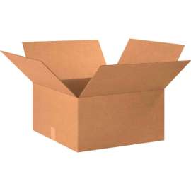 Global Industrial Cardboard Corrugated Boxes, 18-1/2"L x 18-1/2"W x 9"H, Kraft