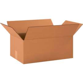 Global Industrial Cardboard Corrugated Boxes, 19"L x 12"W x 7"H, Kraft