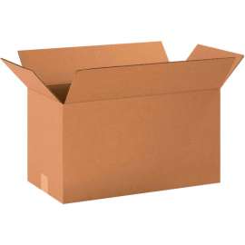 Global Industrial Cardboard Corrugated Boxes, 20"L x 10"W x 12"H, Kraft