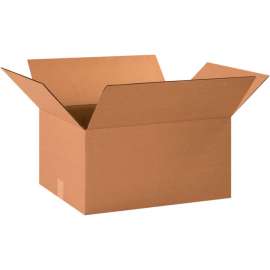 Global Industrial Cardboard Corrugated Boxes, 20"L x 15"W x 10"H, Kraft