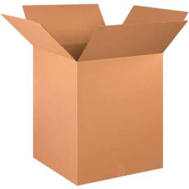 Global Industrial Cardboard Corrugated Boxes, 20"L x 20"W x 25"H, Kraft