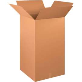 Global Industrial Tall Cardboard Corrugated Boxes, 20"L x 20"W x 36"H, Kraft