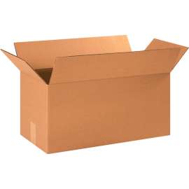 Global Industrial Cardboard Corrugated Boxes, 21"L x 10"W x 10"H, Kraft