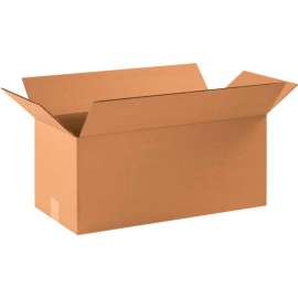 Global Industrial Cardboard Corrugated Boxes, 22"L x 10"W x 10"H, Kraft