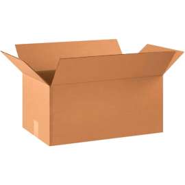 Global Industrial Cardboard Corrugated Boxes, 22"L x 12"W x 10"H, Kraft