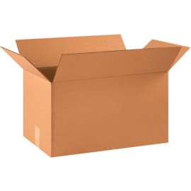Global Industrial Cardboard Corrugated Boxes, 22"L x 12"W x 12"H, Kraft