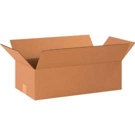 Global Industrial Cardboard Corrugated Boxes, 22"L x 12"W x 8"H, Kraft