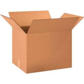 Global Industrial Cardboard Corrugated Boxes, 22"L x 15"W x 15"H, Kraft