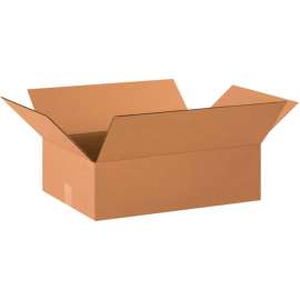Global Industrial Cardboard Corrugated Boxes, 22"L x 16"W x 8"H, Kraft