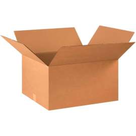 Global Industrial Cardboard Corrugated Boxes, 22"L x 18"W x 12"H, Kraft