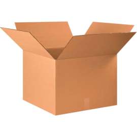 Global Industrial Cardboard Corrugated Boxes, 22"L x 22"W x 16"H, Kraft