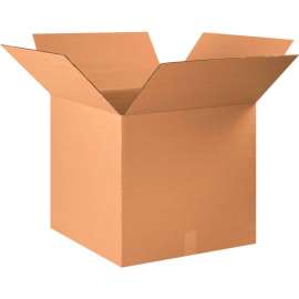 Global Industrial Cardboard Corrugated Boxes, 22"L x 22"W x 20"H, Kraft