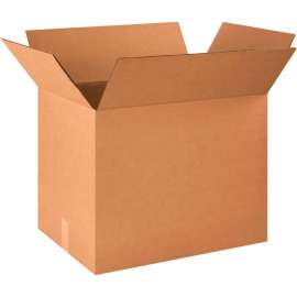 Global Industrial Cardboard Corrugated Boxes, 23"L x 16"W x 18-5/8"H, Kraft