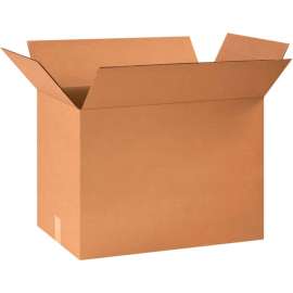 Global Industrial Cardboard Corrugated Boxes, 24"L x 12"W x 16"H, Kraft